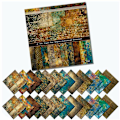 Miniatyrbilde 1 av 5: Albumpapir, 24 ark blandet fargepapir, 6 tommer X 6 tommer E