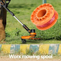 Miniatyrbilde 5 av 5: Worx WA0010 Worx 20V gressklipper Langvarig erstatningsspole Ø 1,65 mm/3 m Kompatibel med WG150, WG151.5, WG160, WG163E.2, WG163E.1, WG174,