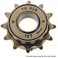 Miniatyrbillede 4 af 5: 16T tandhjul 34mm enkeltgears cykel frihjul svinghjul tandhjul stål cykeltilbehør
