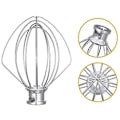 Miniatyrbillede 3 af 4: Rustfrit stålpiskeris 5k452ww til Kitchenaid køkkenmaskine