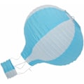 Miniatyrbillede 2 af 5: 12 Tommer Varmtluftballon Papir Lanterne Lampskærm Loftlampe Bryllupsdekoration, Blå Striber
