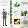 Miniatyrbilde 2 av 5: 2,7 m Kunstig Juletrekrans, LED Juletrekrans, Dørkrans med 6 Kroker, for Dekorasjon av Dør, Peis, Trapper, Fest, Innendørs
