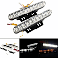 Miniatyrbillede 3 af 4: LED-dagkørelys til bil, 2X30 lysdioder 12V bil 12V DC DRL dagkørelys