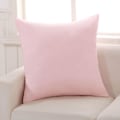 Pikkukuva 3 / 5: 2 kpl - 60x60cm Vaaleanpunaiset Tyynynpäälliset Mikrokuitu Vetoketjullinen Tynynpäällinen