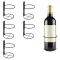 Miniatyrbild 4 av 5: Väggmonterat vinställ, 12-pack väggmonterat vinställ, metallflaska display dekor tema väggförvaring