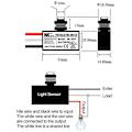 Miniatyrbillede 4 af 5: Automatisk Fotoelektrisk Switch Lysstyringssensor Switch Skumring til Daggry Sensor Fotoelektrisk Switch til Belysningsarmaturer 120-277V AC