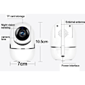 Miniatyrbild 2 av 5: Inomhus Säkerhetskamera WiFi Kamera för Hem Säkerhet, 360° Vy IP Kamera, Nattseende, Smart Spårning