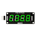Miniatyrbilde 1 av 4: 4 Digitale LED-skjerm 0,56 tommer Dobbel Punkt Klokka 7-Segment, Tm1637 Display (Rød)