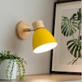Miniatyrbilde 3 av 3: Nordisk metalljern macaron soverom nattbord vegglampe moderne enkel - rosa barnerom vegglampe