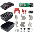 Miniatyrbillede 1 af 5: 15X21700 Lithium Ion Batteri Case Udskiftning, PCB Opladningsbeskyttelseskort til 18V 12Ah Lithium