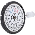 Miniatyrbild 5 av 5: Automatisk mekanisk urverk NH36/NH36A 24 vit datumhjul krona vid 3.0 urmekanism ersättningar