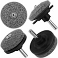 Miniatyrbild 1 av 5: Gräsklipparvässare, 2 st Universal Gräsklippar Rotationsbladvässare Trädgårdssliphjul Sten för Elektrisk Borr Handborr Reparationskit
