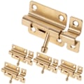 Miniatyrbild 1 av 5: Dörrlås för 50 mm guld-färgade dörrar 5 stycken