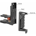 Miniatyrbillede 3 af 5: Laserbeslag, Finjusteringsbeslag til krydslaser med justerbar klemme, Multifunktionelt magnetisk drejeligt fod, med 1/4'' han- og 5/8'' hun-gevind,
