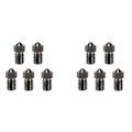 Miniatyrbillede 1 af 5: Hærdede Stål Dyser V6 Dyser til 1.75mm Hotend Aero Ekstruder Prusa I3 Mk3 3D Printer 0.6mm 10 stk