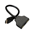 Pikkukuva 5 / 5: Hdmi-jakaja Hdmi-jakajakaapeliadapteri 1 sisään 2 ulos Hdmi-uros-