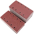 Miniatyrbillede 1 af 5: 9,5 x 18,5 cm 60-2000 Grit 8 huller slibesandpapir møbler slibning roterende efterbehandlingssand til firkantet og våd 150 stk