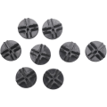 Miniatyrbillede 5 af 5: Wire Square Plastic Connectors til Skab og Modulært Opbevaringsstativ, Opbevaring Hylde, Sæt med 8 (Sort)