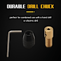 Miniatyrbild 3 av 5: Mini 0,3-3,5 mm för elektronisk minidrillchuck bitverktygssats universell ny