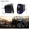 Miniatyrbilde 4 av 5: Vippbryter LED Lyslist Sasquatch Lys Piskbryter For ATV Can-am X3 RZR Båt SUV