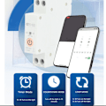 Miniatyrbilde 5 av 5: 1P 63A WiFi-bryter kretsbryter Fjernkontroll Stemmestyring Tidssyklus Smart kretsbryterbryter for Tuya 90V-300V