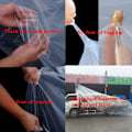 Miniatyrbild 4 av 5: Växthusöverdrag, Transparent Plastöverdrag, Tunnelväxthusöverdrag 2m x 8m, Extra Tjockt Klart Polyetenfilm Trädgård Odla Polytunnelöverdrag för V