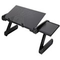 Miniatyrbillede 3 af 5: Bærbar Stativ Foldsom Seng Bord Bærbar Holder Seng Bakke Tilt Læsestativ til Sofa, Bog, Magasin og Morgenmad