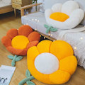 Miniatyrbillede 5 af 5: Blomsterformet sædehynde, sød gulvpudde, gulvpuder til voksne, gulvpuder til afslapning, yoga, meditation, orange, 21,65 x 21,65
