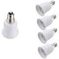 Miniatyrbild 3 av 5: 4 st Sockeladapter E14 till E27 Lampa Adapter Konverter
