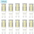 Miniatyrbild 1 av 5: Set med 10 vita G9 LED-lampor
