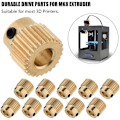 Miniatyrbild 2 av 5: Mässingsextruderhjul 26/40 Tänder 10 st Mässingsextruderhjul för CR-10.CR-10S, Ender 3, Ender 3 Pro, MK7 MK8 Extruder (26 Tänder) - RWCommerce, Indust