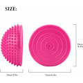 Miniatyrbillede 2 af 5: DENUOTOP Fodmassagebold, Halv PVC Yogabold Massageøvelser (pink) - DENUOTOP