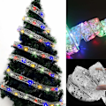 Miniatyrbild 1 av 5: 2M LED Julgran Ljus - Batteridrivna Spetsbåge Fairy Lights - Färgglada Juldekoration - Silverband (Färg)