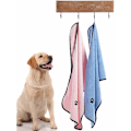 Miniatyrbillede 3 af 5: Hundeserviet - Superabsorberende hurtigtørrende håndklæder blødt mikrofiber kæledyr badekåbe tæppe til hunde katte (50x90cm 1PC blå) HIASDFLS