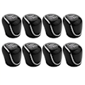 Miniatyrbillede 1 af 5: 8X 6-trins manuel gearknop i PU-læder til Mondeo IV C-MAX Transit Focus MK3 MK4