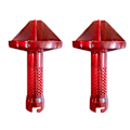 Miniatyrbilde 1 av 5: 2 stk. Smussavvisere for Linx støvsugermodell uten BH50010 & BH50015, Del 517758001 517758003