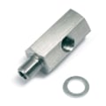 Miniatyrbillede 1 af 5: 1/8 tommer NPT lufttrykssensor T-stykke til turboadapter fødeledning måler