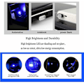 Pikkukuva 5 / 5: Auton USB-valo - 6 kpl Auton sisätilan tunnelmavalo Mini Universaali langaton USB LED-valo - Useita värejä,