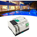 Miniatyrbild 2 av 5: Automatisk omkopplare för dubbla strömförsörjningar, åldersbeständig timer Mini 50/60Hz PV till elnät 2P strömbrytare styrenhet God isolering för (1