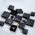 Miniatyrbild 5 av 5: Armband Display Box Halsband Ring Förpackning Bröllop Brud Förvaring Box XL Box