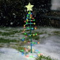 Miniatyrbilde 3 av 5: IP65 Vanntette LED-lyslenker, Utendørs Dekorative Lys, Perfekt for Hage eller Juletre, Stjerneform, Vinter