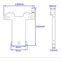 Miniatyrbild 3 av 5: Ny version Voron V0.1 Full Metal Heat Bed Frame Metal Integrerad Board för Voron V0.1 3D-skrivardelar