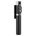 Miniatyrbillede 1 af 5: 3 i 1 Udtrækkelig Monopod Bluetooth Selfie Stick Mini Tripod med Universal Bluetooth Fjernbetjening til