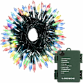 Miniatyrbilde 1 av 5: Julelys - 51 stk. Klare LED Grønne Trådløse Mini Lys Batteridrevne Lyslenker med Timer for Juletre Krans Fest Bryllup Hjem