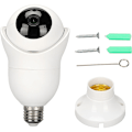 Miniatyrbilde 1 av 5: 1MP WiFi Smart Kamera 360° Trådløs Toveis-samtale Nattsyn E27 Lampeholder Hjemmekamera