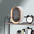 Miniatyrbilde 2 av 5: Mini Energibesparende Vifteovn Elektrisk Vifteovn Vifteovn 220V 1200W 2 Moduser for Stue, Soverom, Bad [Sikkerhet - Stille]