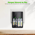 Miniatyrbillede 5 af 5: Multifunktionel batterioplader nr. 5 nr. 7, 9V, 1,2V genopladeligt batteri, nr. 5, nr. 7, ni volt genopladelig batterioplader