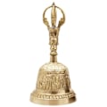 Miniatyrbillede 1 af 5: Dorje Vajra Bønneklokker Håndlavet Tibetansk Buddhistisk Meditation Klokke Messing Brug til Tempel Hjem Bryllup