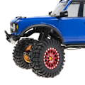Pikkukuva 5 / 5: 4 kpl 62x24mm 1,2 tuuman metalli Beadlock -vanne ja rengassarja 1/18 1/24 RC Crawler -autoon Axial SCX24 AX24 TRX4M FCX24,5