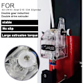 Miniatyrbilde 1 av 4: Dobbelt Driv Ekstrudersett Girreduksjon for CR10 / Anet E10 Et4 3D-skriver Reservedeler